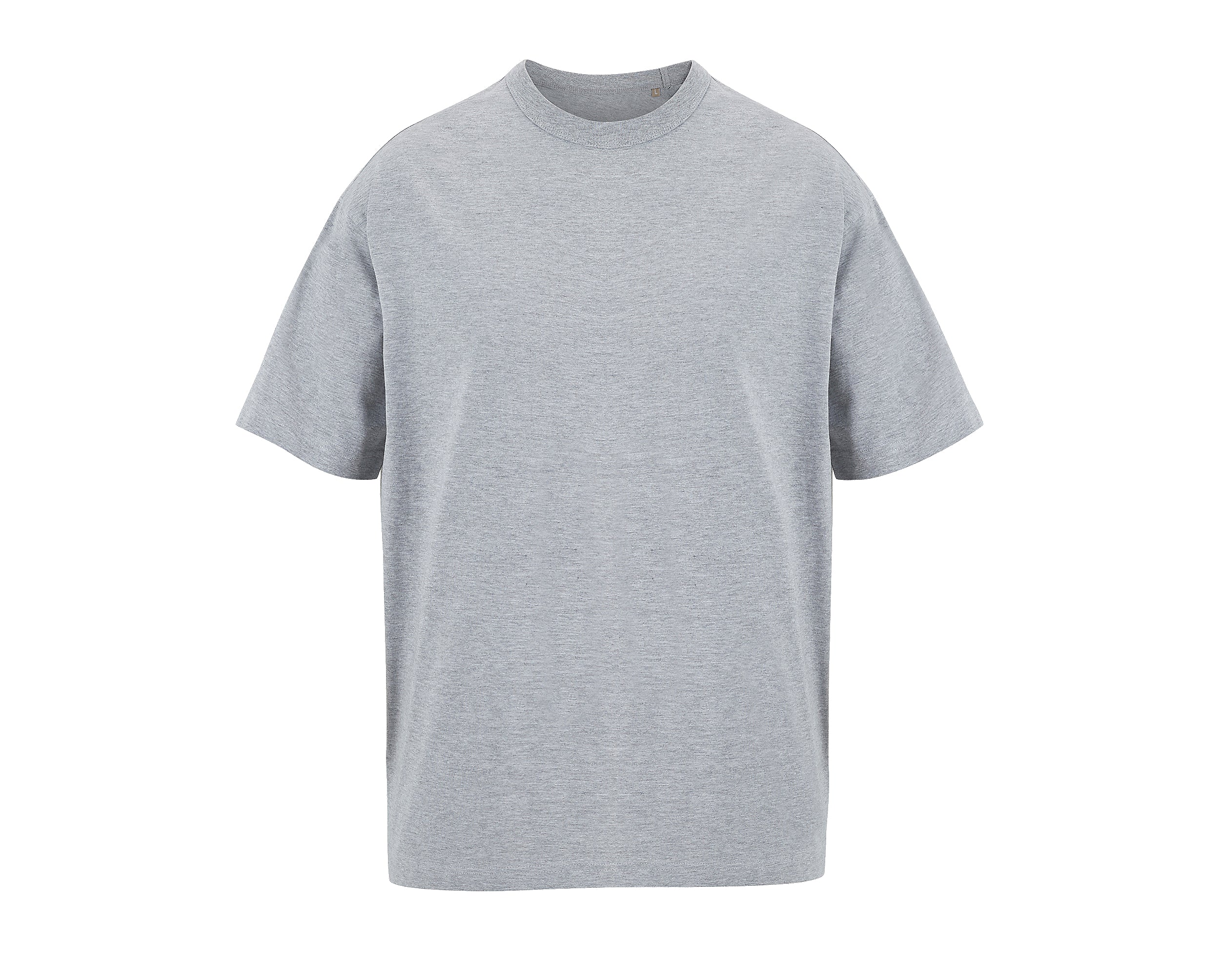 T-shirt Oversize personnalisé gris chiné clair - Zélyne Studio