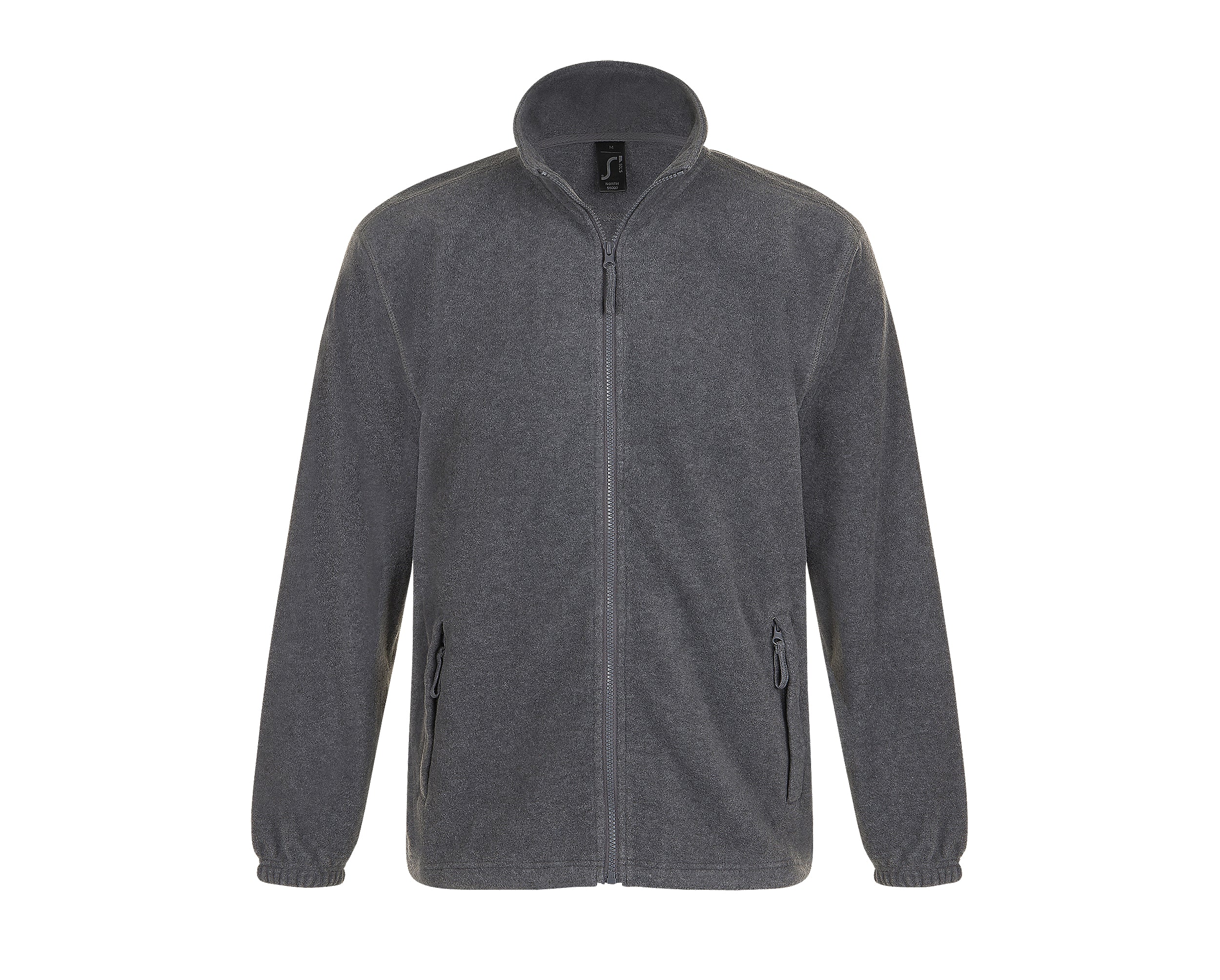 Veste polaire personnalisée gris chiné - Zélyne Studio
