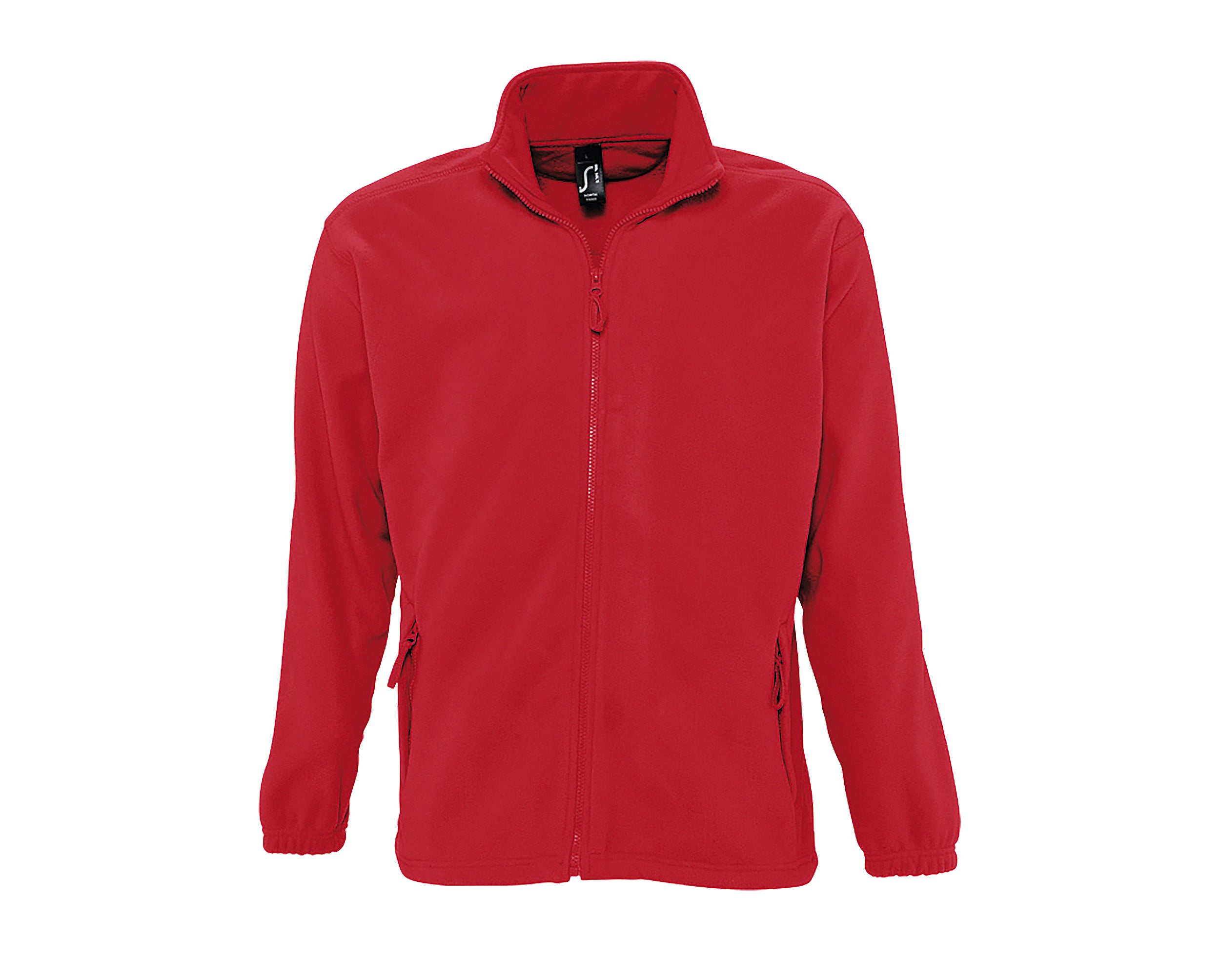 Veste polaire personnalisée rouge - Zélyne Studio
