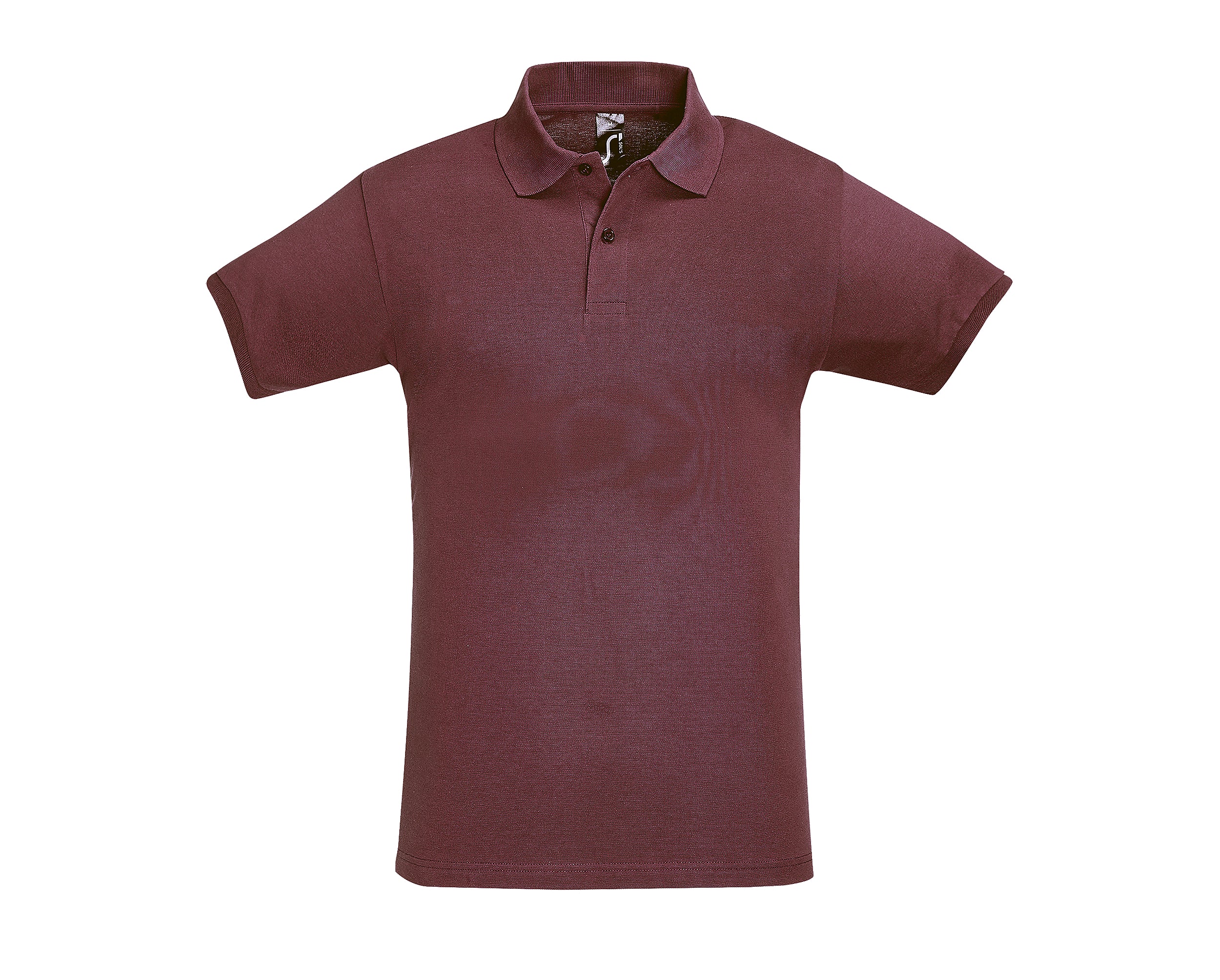 Polo Homme personnalisé bordeaux - Zélyne Studio