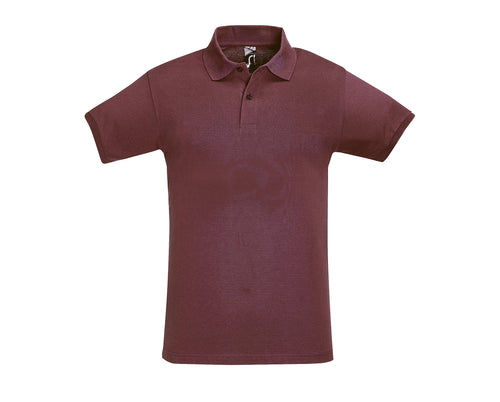 Polo Homme personnalisé bordeaux - Zélyne Studio