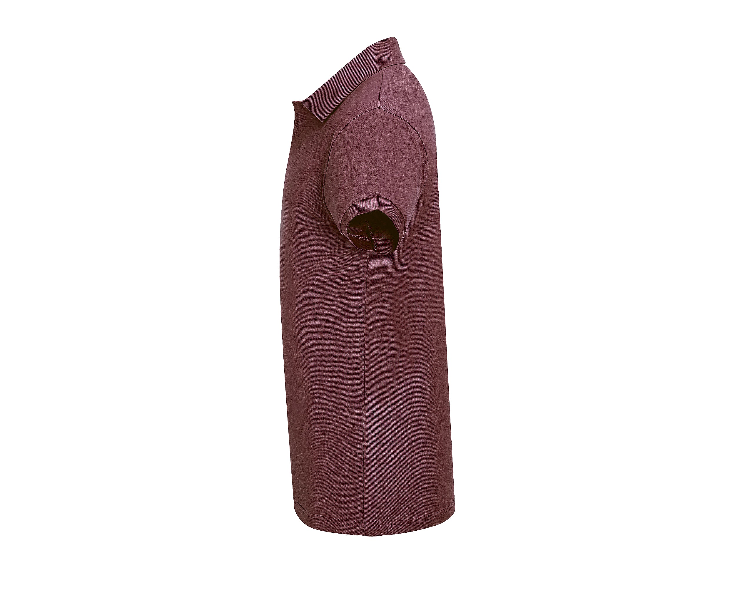 Polo Homme personnalisé bordeaux vue dos - Zélyne Studio