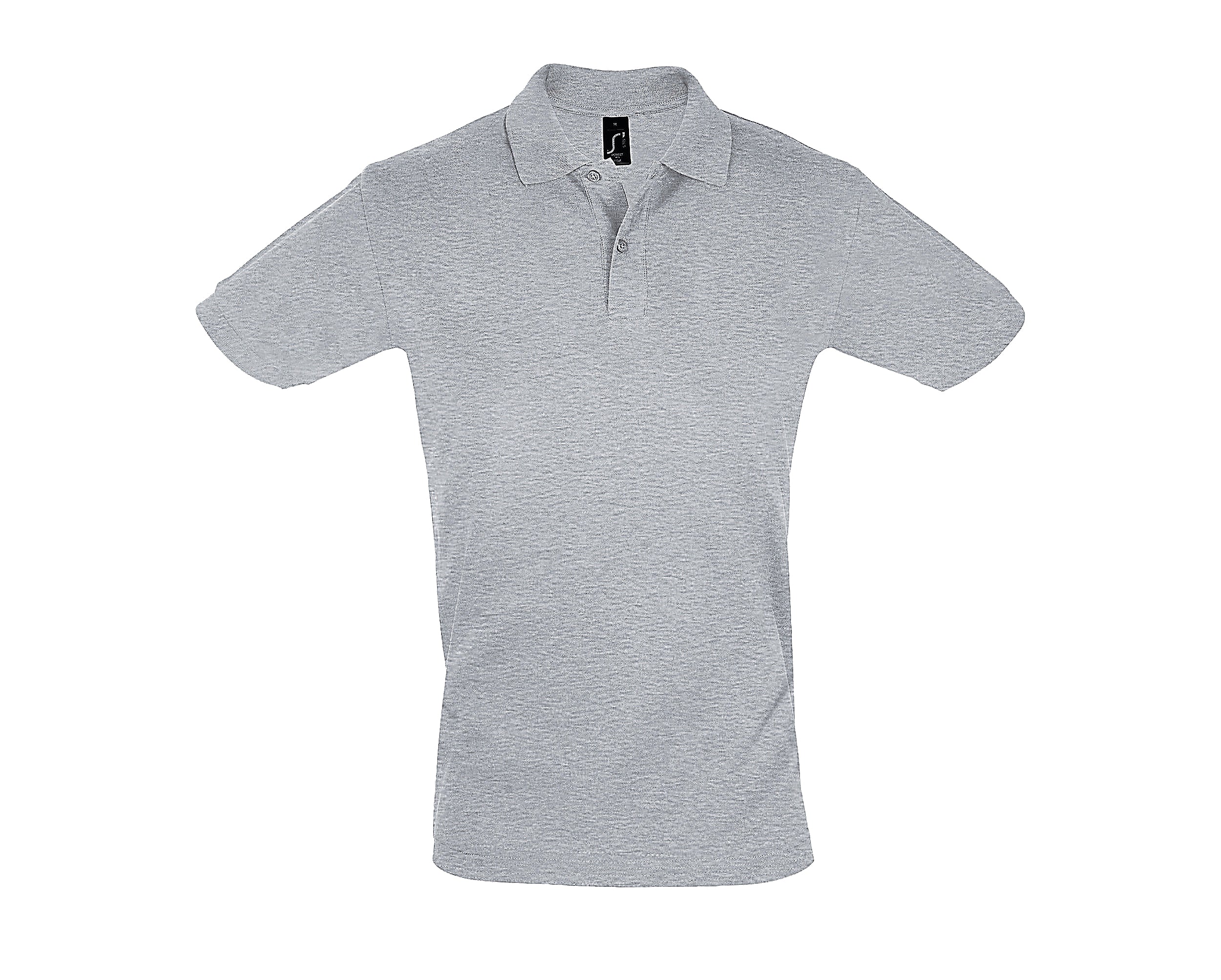 Polo Homme personnalisé gris chiné - Zélyne Studio