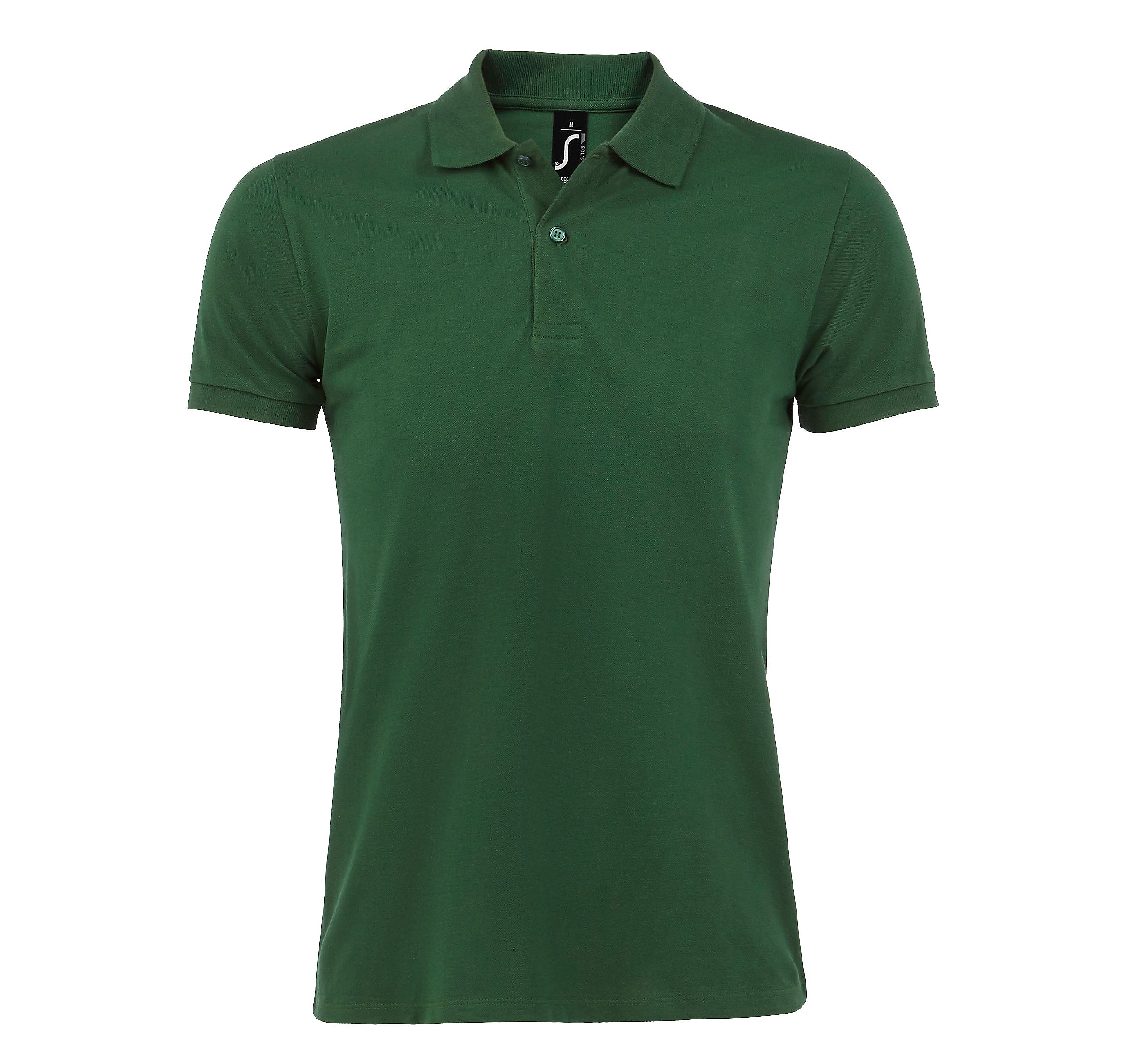 Polo Homme personnalisé vert bouteille - Zélyne Studio