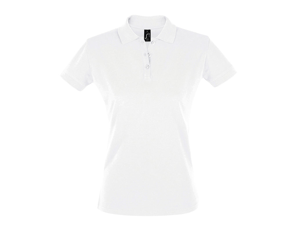Polo Femme personnalisé blanc - Zélyne Studio