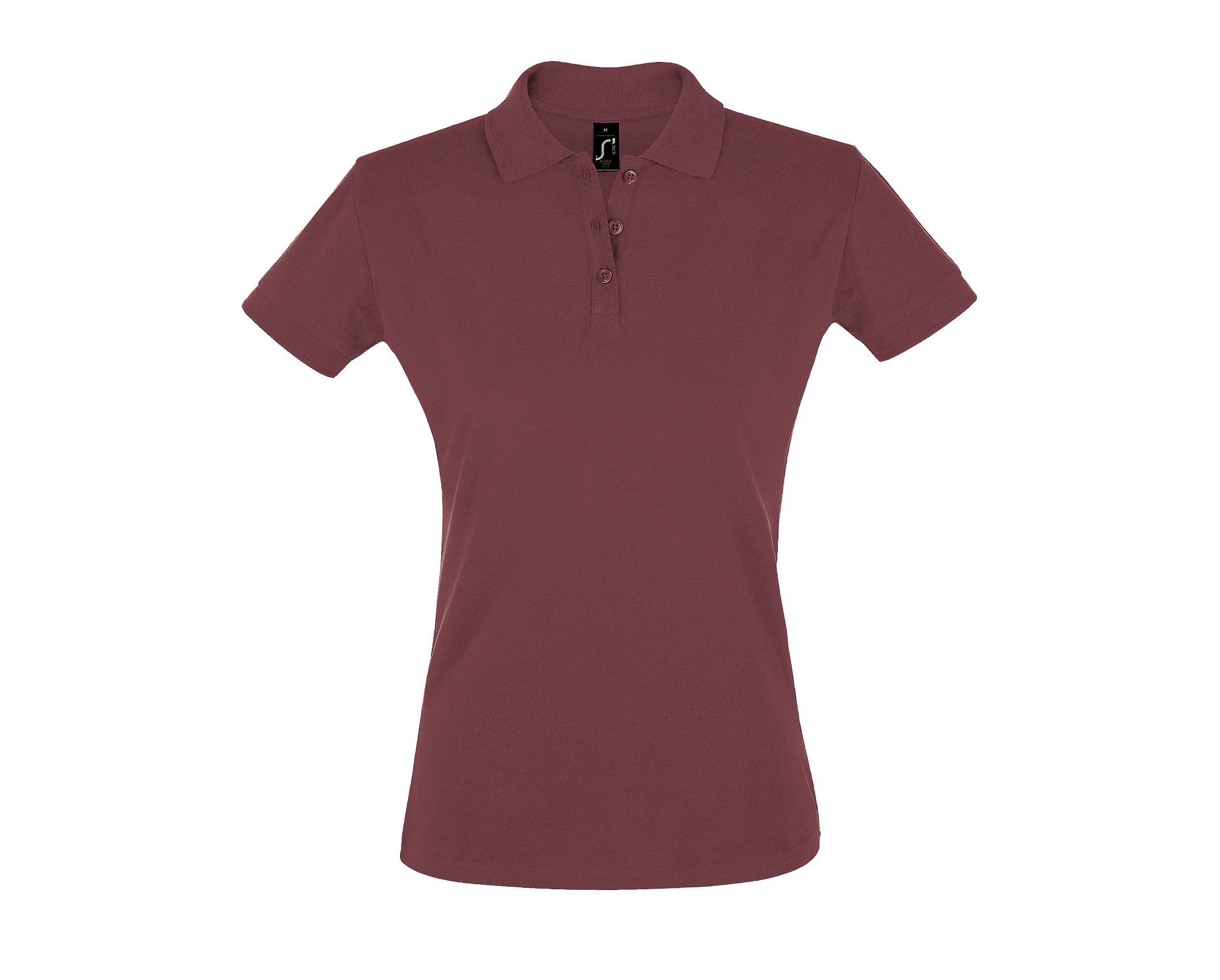 Polo Femme personnalisé bordeaux - Zélyne Studio