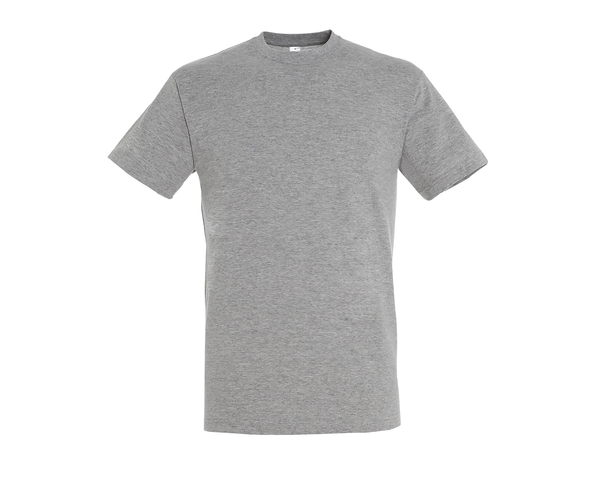 T-shirt Essentiel personnalisé gris chiné - Zélyne Studio