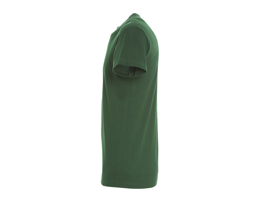 T-shirt Essentiel personnalisé vert bouteille vue dos - Zélyne Studio