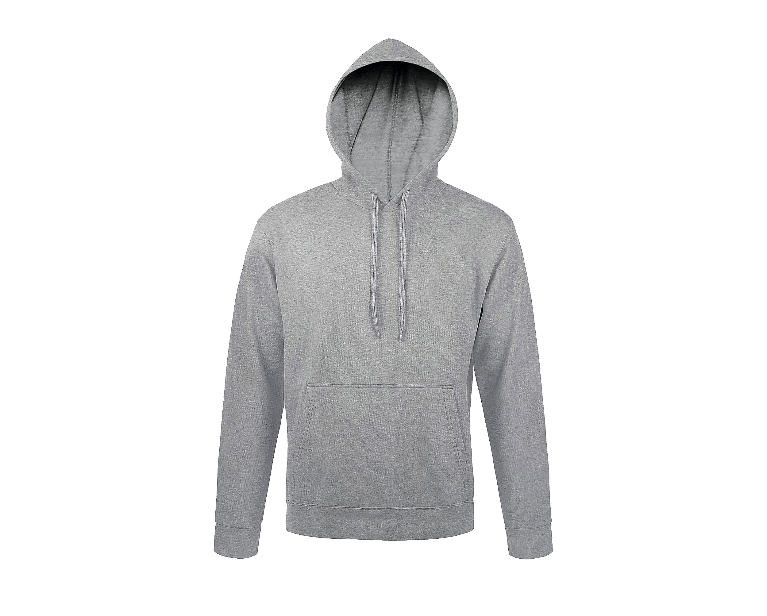 Sweat capuche Essentiel personnalisé gris chiné - Zélyne Studio