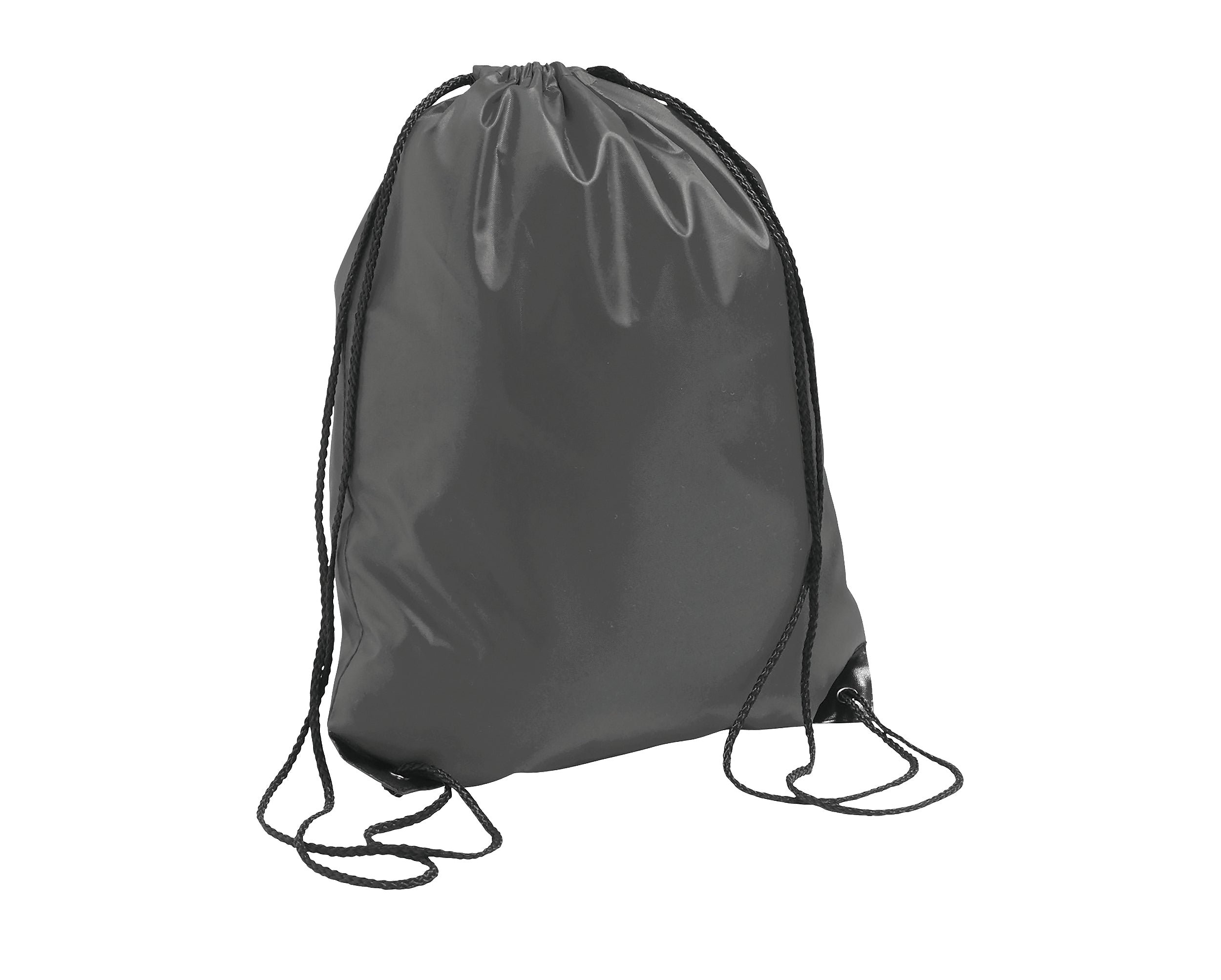 Sac cordelette personnalisé gris - Zélyne Studio