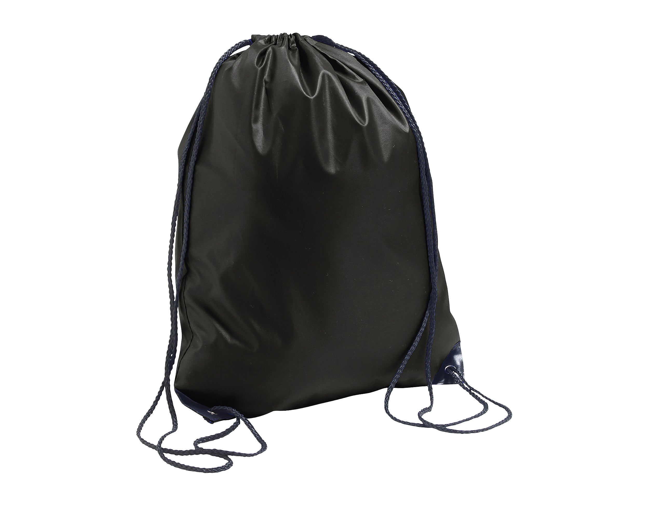 Sac cordelette personnalisé noir - Zélyne Studio